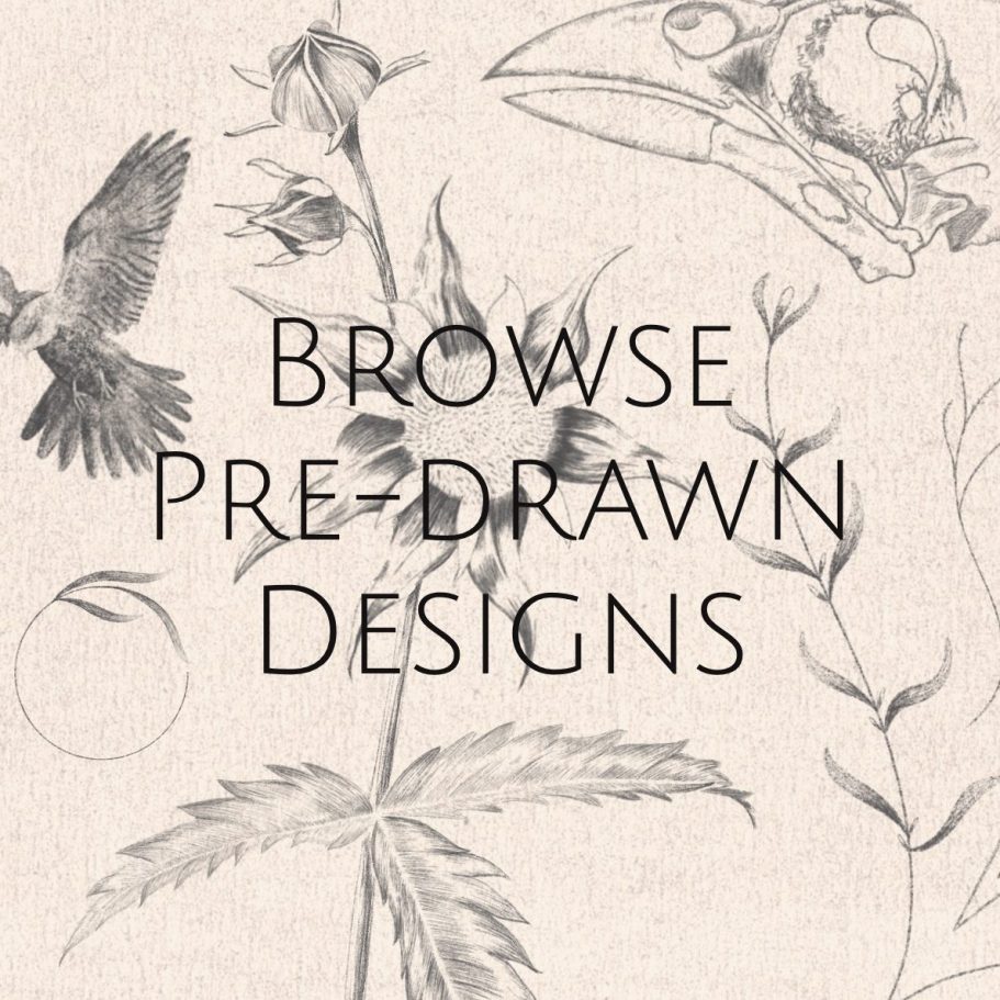 Browse pre-drawn designs